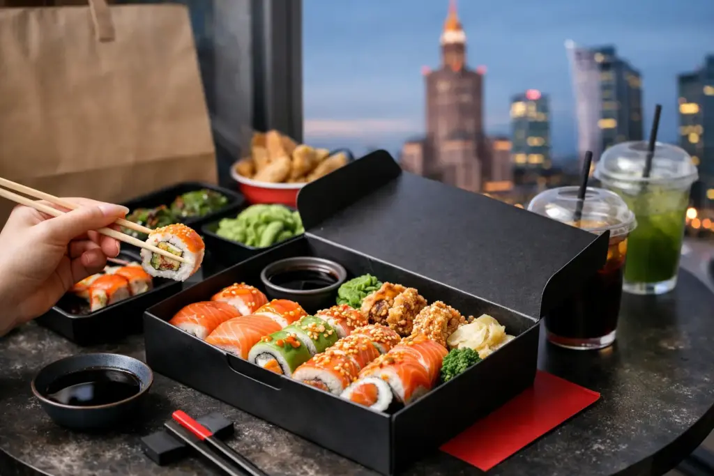 Sushi z dostawą Warszawa — co warto zamówić