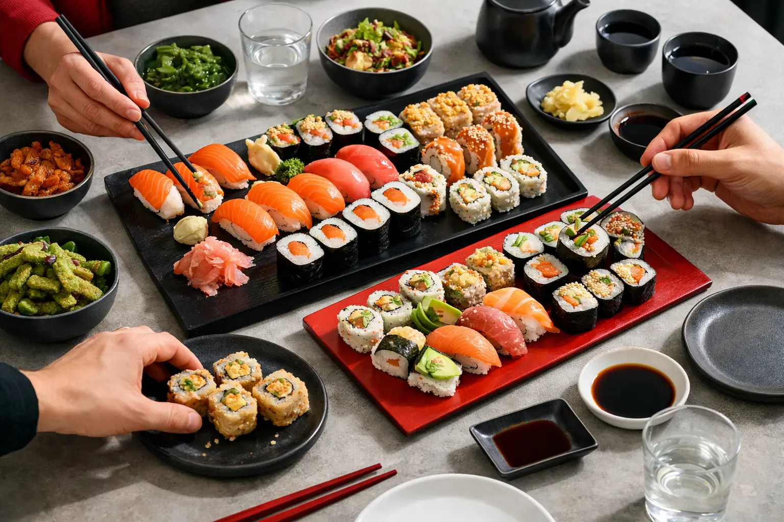 Jak dobrać sushi do liczby osób bez przesady