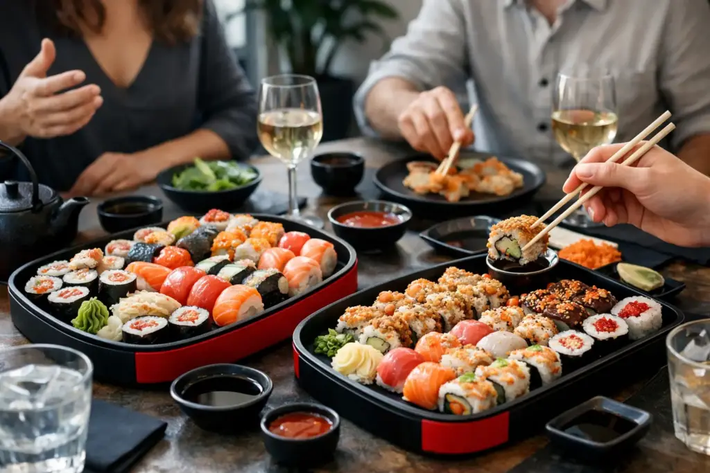 Menu sushi na spotkanie znajomych – co wybrać