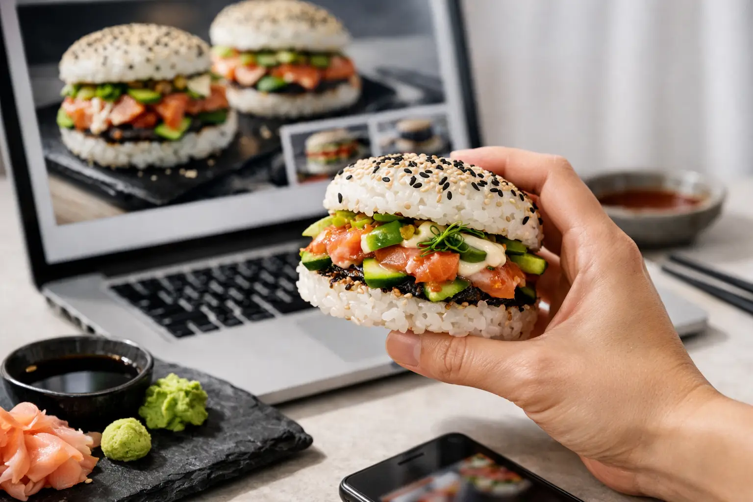 Recenzja sushi burgera online - czy warto?