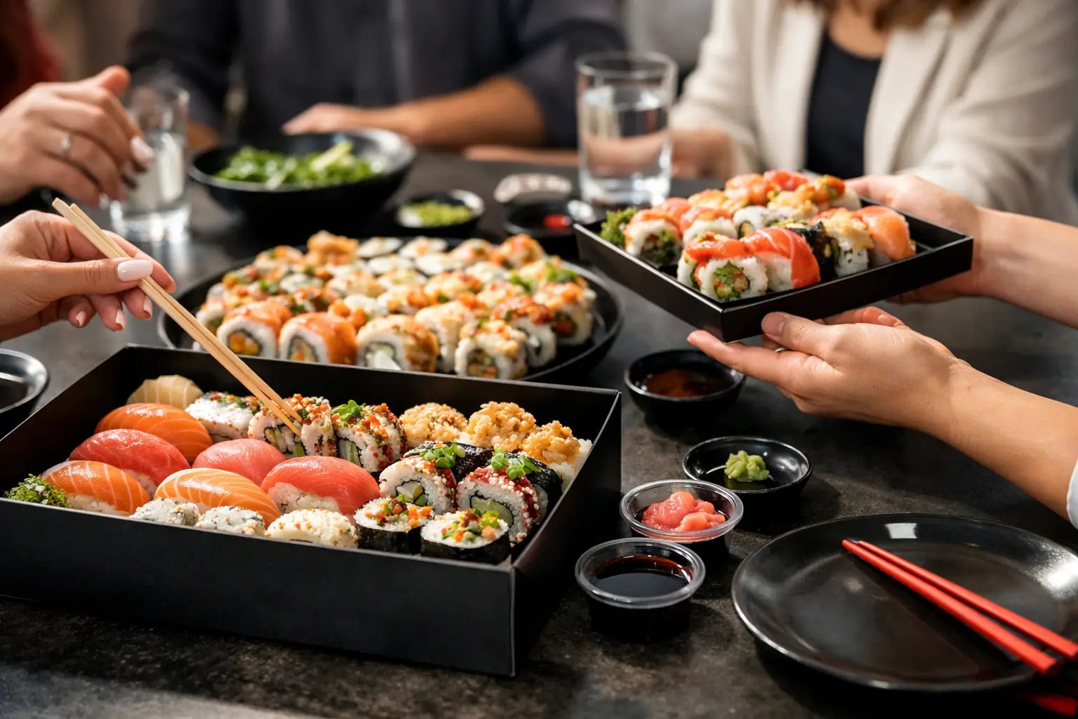 Sushi dla grup Łódź - jak zamówić dobrze