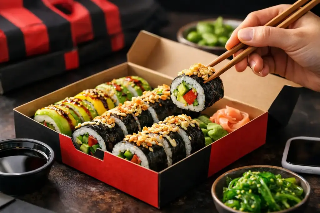Wegetariańskie sushi Wrocław – jak zamówić dobrze