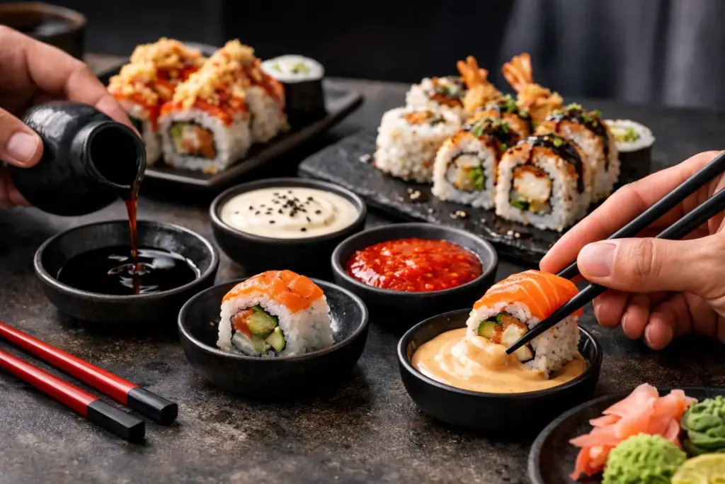 Jak dobrać sosy sushi do rolek i dodatków?