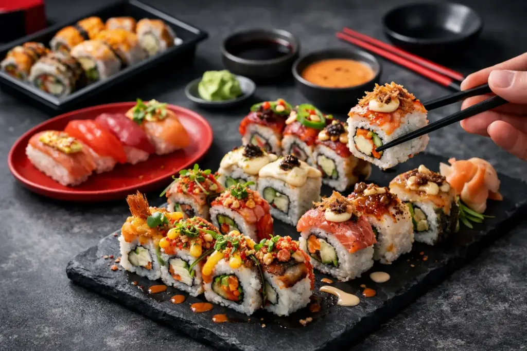 Modne smaki sushi fusion, które warto zamówić
