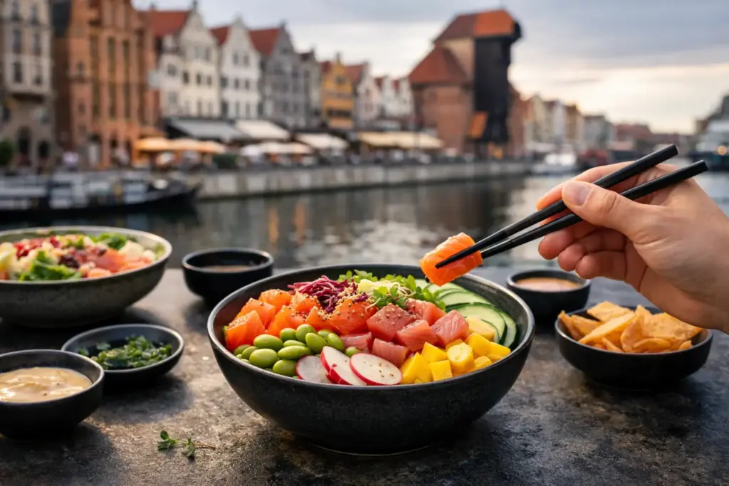 Poke bowl Gdańsk – co zamówić i na co patrzeć