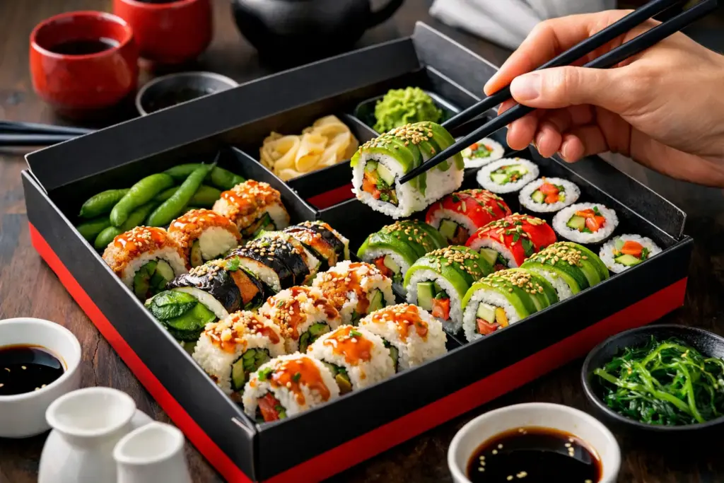 Wegetariańskie sushi Warszawa – dowóz pełen smaku